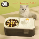 Comedero y bebedero de mascotas con fuente Dropea