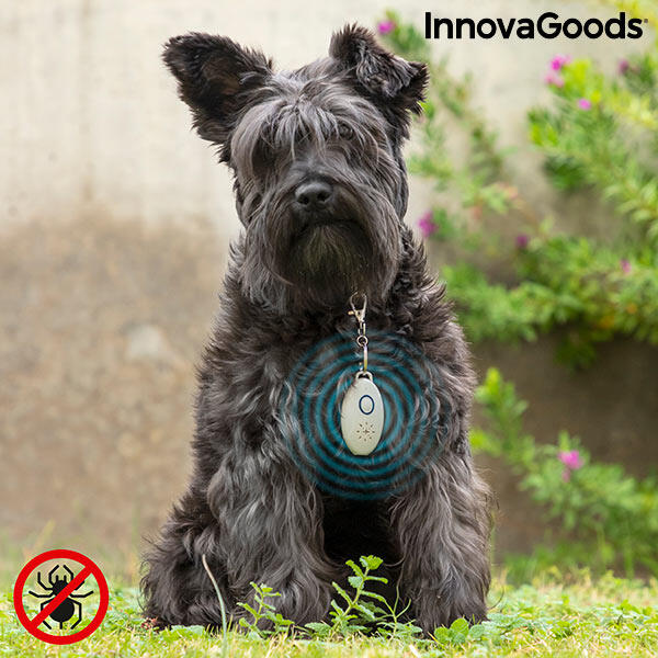 Antiparásitos por Ultrasonidos Recargable para Mascotas PetRep InnovaGoods Dropea
