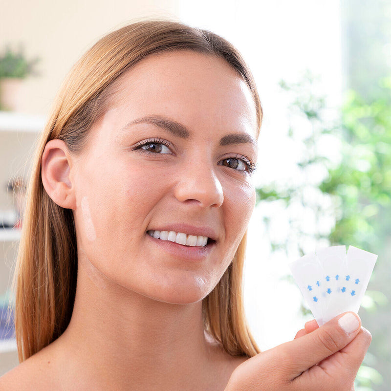 Parches de Lifting Facial Adhesivos Invisibles Liftrik InnovaGoods 40 unidades Dropea