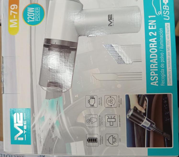 Aspirador Portátil para Coche Dropea