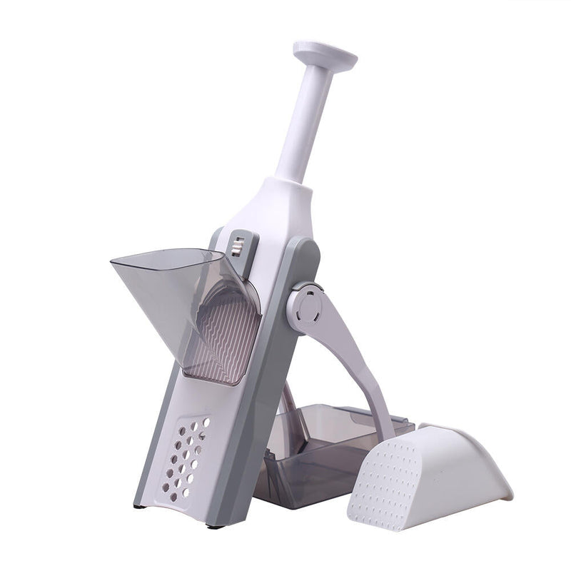 Cortador de Verdura Multifuncional Mandolina de Cocina Manual Dropea