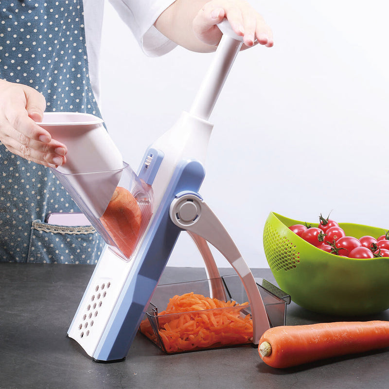 Cortador de Verdura Multifuncional Mandolina de Cocina Manual Dropea